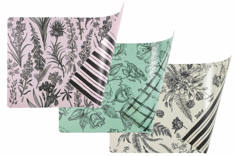 Set 6 Tovagliette Rettangolare Double Face 45x30 cm Villa d'Este Home Tivoli Etoile