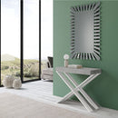 Consolle Allungabile 90-196x40x77 cm in Nobilitato Grigio