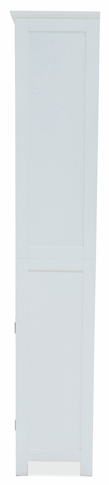 Mobile a Colonna 1 Anta 1 Cassetto 3 Ripiani 30x39x175 cm in Legno Soriani Bianco