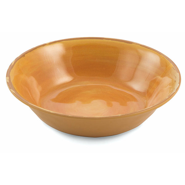 sconto Servizio Piatti Fondi 6 Pezzi in Melammina Ø 19cm Villa d'Este Baita Giallo