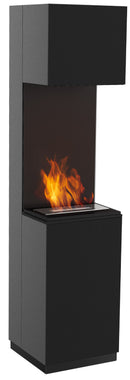 Camino a Bioetanolo da Pavimento 40,8x170 cm Flig Nashville Nero