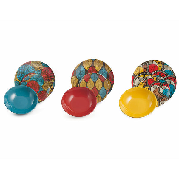 Servizio Piatti 18 Pezzi in Porcellana e Gres Villa d'Este Africa acquista