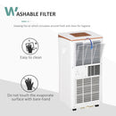 Deumidificatore d'Aria 19,2 Litri 785W 2 Velocità Bianco