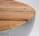 Tavolino Lancaster Grigio D70 in Legno Riciclato