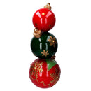 Sfera resina trio con led verde e rosso cm Ø25,5xh64,5