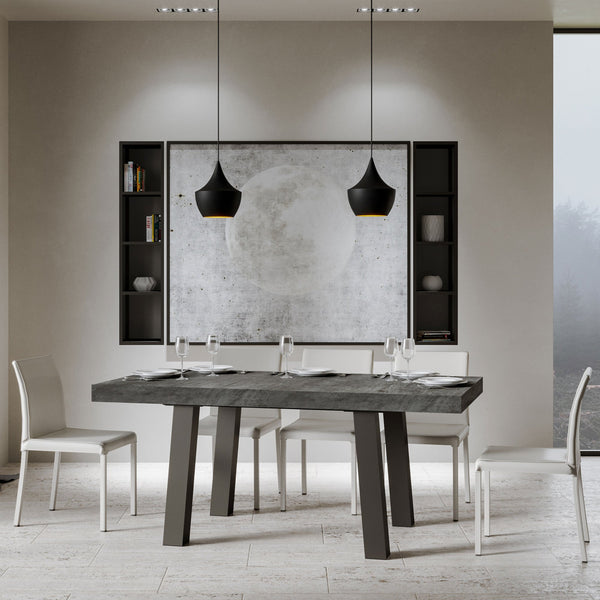 Tavolo 160x90x77 cm Bridge Fix Cemento prezzo