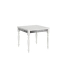 Tavolo Allungabile 90-180x90x78/80 cm Romagna Librox Bianco Frassino