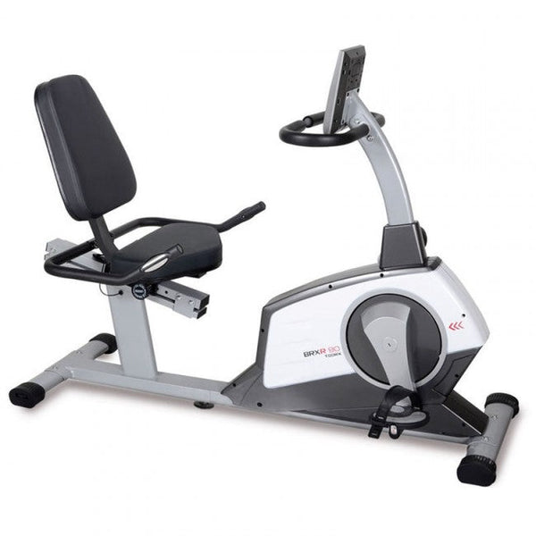 acquista Cyclette Orizzontale Recumbike Elettromagnetica 125Kg Max 16 Livelli Accesso Basso Toorx BRX-R90 Hrc con Ricevitore Wireless