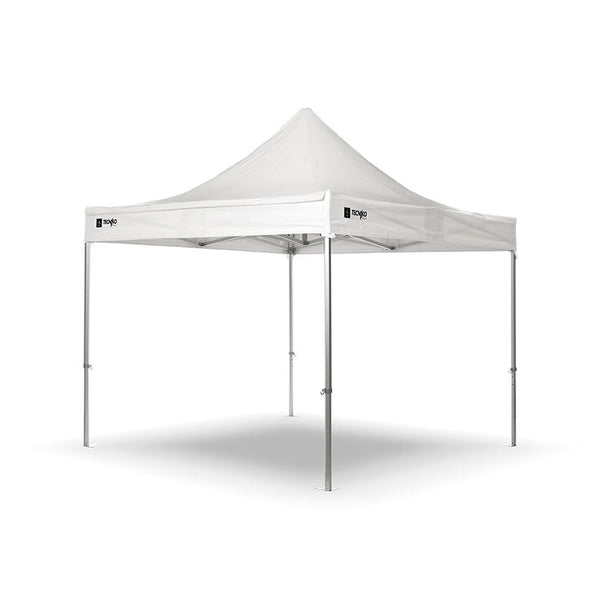 acquista Gazebo da Giardino a Piramide Pieghevole 3x4.5m Telo in PVC Taddei Tecniko Bianco