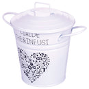 Secchiello per Cialde e Infusi 13x13 cm  in Metallo VdE Tivoli 1996 Daily