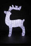Renna Luminosa 160 LED 53x20x67 cm Bianca Soriani