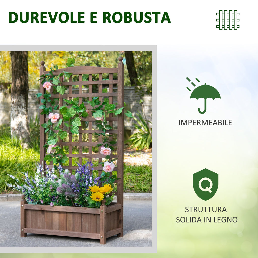 4 Piattini Per Piante Marrone Scuro 59,7 Cm, Sottovasi In Plastica Per Vasi, Impermeabili, Per Interni/Esterni - 3