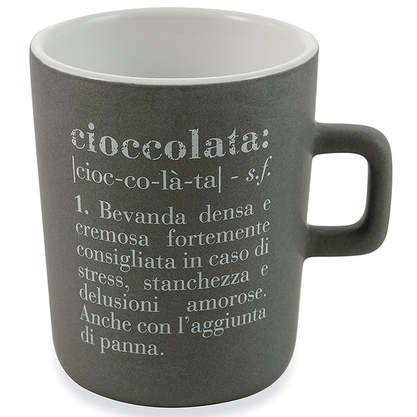 Tazza "cioccolata" Ø8x9,5 cm in Dolomite VdE Tivoli 1996 sconto