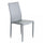 Sedia Cammie 41x50x91 h cm in Similpelle Grigio chiaro