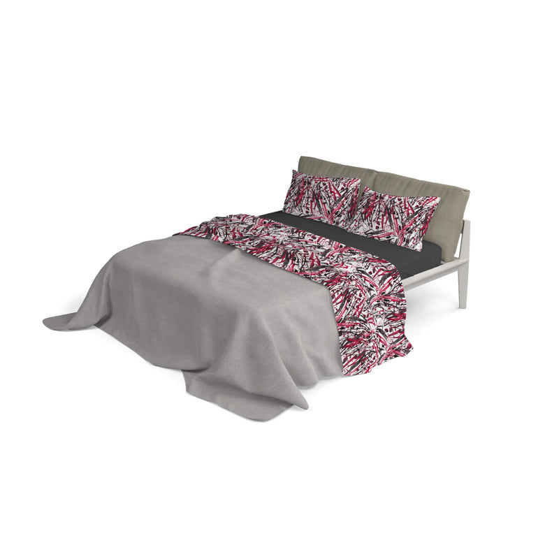 Set Lenzuola con Stampa Sopra Sotto e Federe Crazy Varie Misure