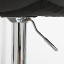 Set 2 Sgabelli con Schienale 42x45x89-110 cm in Similpelle Grigio