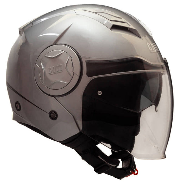 Casco Jet per Scooter Visiera Lunga CGM Illinois 129A Argento Varie Misure prezzo