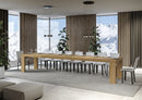 Tavolo Allungabile 140/400x90x77 cm Roxell Premium Quercia Natura  