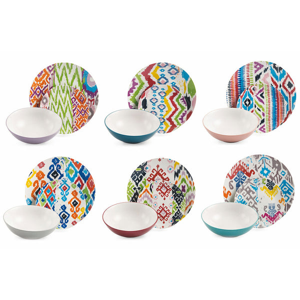 Servizio Piatti 18 Pezzi in Porcellana e Gres Villa d'Este Cartagena acquista