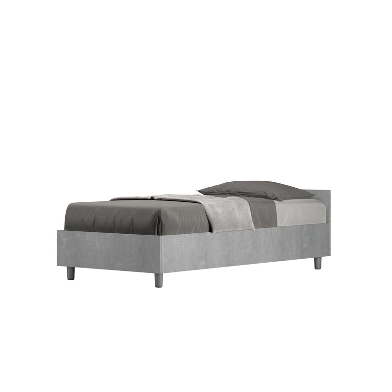 Letto Singolo Nuamo Grigio Varie Misure