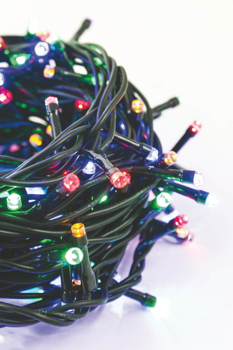 Luci di Natale 300 LED 13,5m Multicolor da Esterno-Interno Soriani