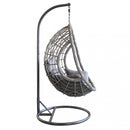 Dondolo Capraia 195x93x122 cm in Acciaio Grigio