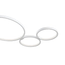 Plafoniera Modern in Metallo Olympia Bianco