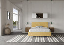 Letto Matrimoniale Adele Ocra Varie Misure