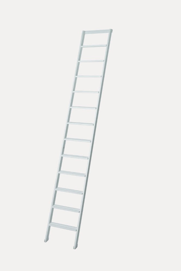 Scala Appoggio in Legno 12 Gradini H300 cm Laccato Bianco sconto