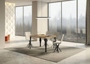 Tavolo Allungabile 120/380x90 cm Paxon Quercia Natura Gambe Antracite      