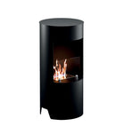 Camino a Bioetanolo da Pavimento Ø45x95 cm 2500W 1,2L Cortina Nero 
