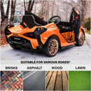 Macchina Elettrica per Bambini Licenza Ufficiale Lamborghini Sian 10,8V 5,4Ah Arancione       