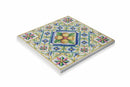 Sottopentola Quadrato in Ceramica Fondo in Sughero 16x16 cm VdE Tivoli 1996 Costiera