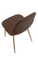 Sedia in Tessuto 43,5x45x90cm TFT Bing Cioccolata