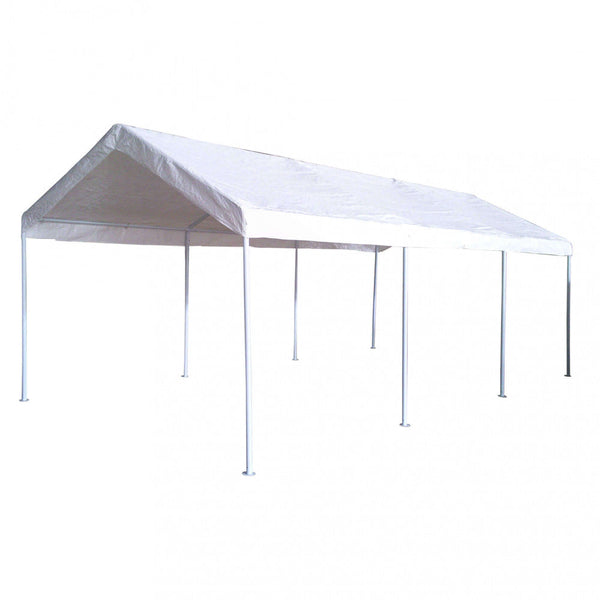 prezzo Gazebo Auto 3x6 m in Acciaio Bianco