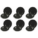 Servizio Piatti 18 Pezzi in Gres Villa d'Este Duchessa Nero