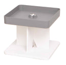 Tavolino Moderno 40x40x33,5 cm in Polipropilene Rigido Grigio