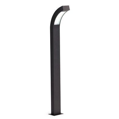 Lampada Palo Paletto Verticale  Colore Nero per Esterno Linea Punto e Virgola Livos sconto