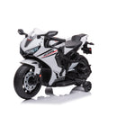 Moto Elettrica per Bambini 12V con Licenza Honda CBR 1000RR Bianca