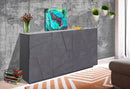 Credenza 2 Ante + 3 Cassetti 142,9x44,2x86 cm Ping Ardesia
