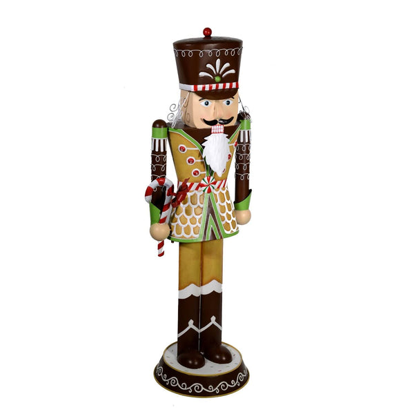 online Soldatino Schiaccianoci in Metallo 44x122x35cm Decorazione Gingerbread