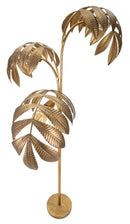 Lampada da Terra Leaf 68x164x68 cm in Ferro Oro