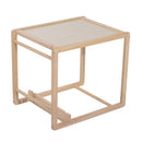 Seggiolone Multifunzione per Bambini in Legno di Pino Azzurro 50x44x88 cm 