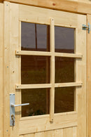 Casetta da Giardino Porta Doppia 250x250 cm in Legno Noemi