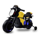 Moto Elettrica per Bambini 12V Kid Smile Scrambler Gialla
