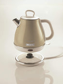 Bollitore Elettrico 1600W Capacità 1L in Acciaio Ariete Beige