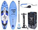 SUP Tavola Gonfiabile 305x81x15 cm con Pagaia Zaino e Accessori Wattsup Sar Blu