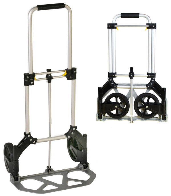 Carrello Pieghevole Portapacchi 80 Kg in Alluminio Tosini Carrellino Silver prezzo