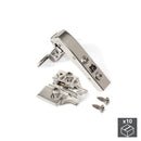 Cerniera a Scodellino 35mm Braccio Angolare 90º Chiusura Ammortizzata Basetta Euro 10Pezzi Emuca