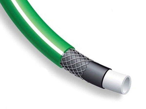 Tubo Pompa dellAcqua da Giardino 50 Metri 1/2 4 Strati in PVC Verde online